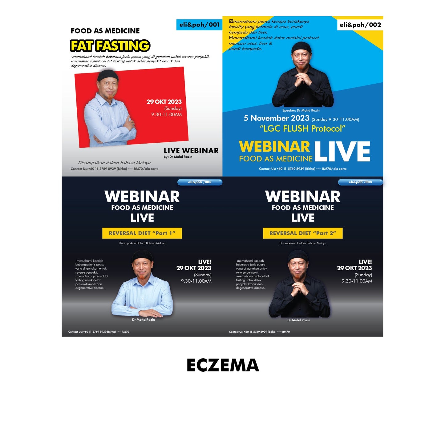 Package: Eczema | Webinar by Dr Razin Jaafar