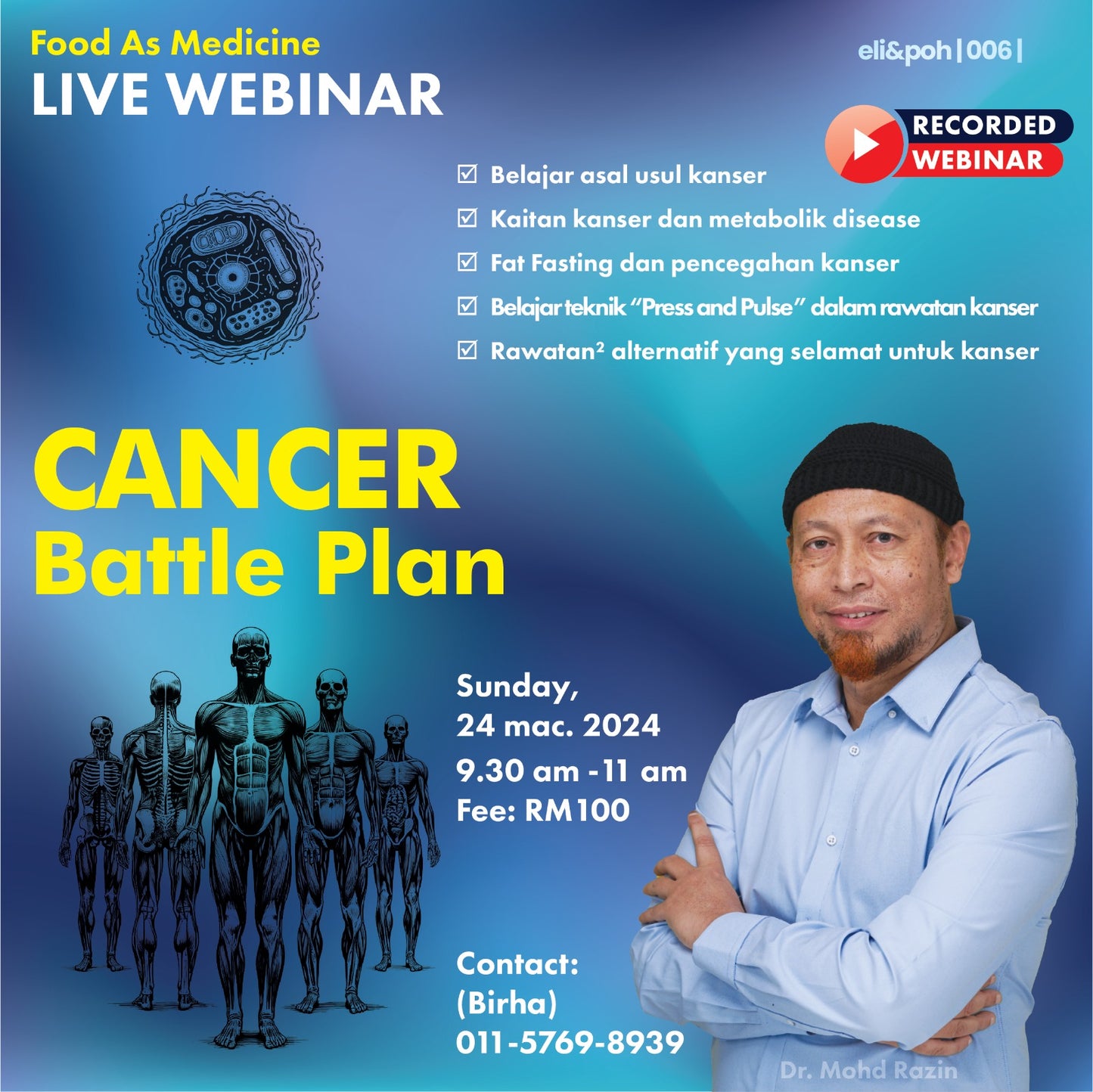 Cancer Battle Plan | Webinar by Dr Razin Jaafar