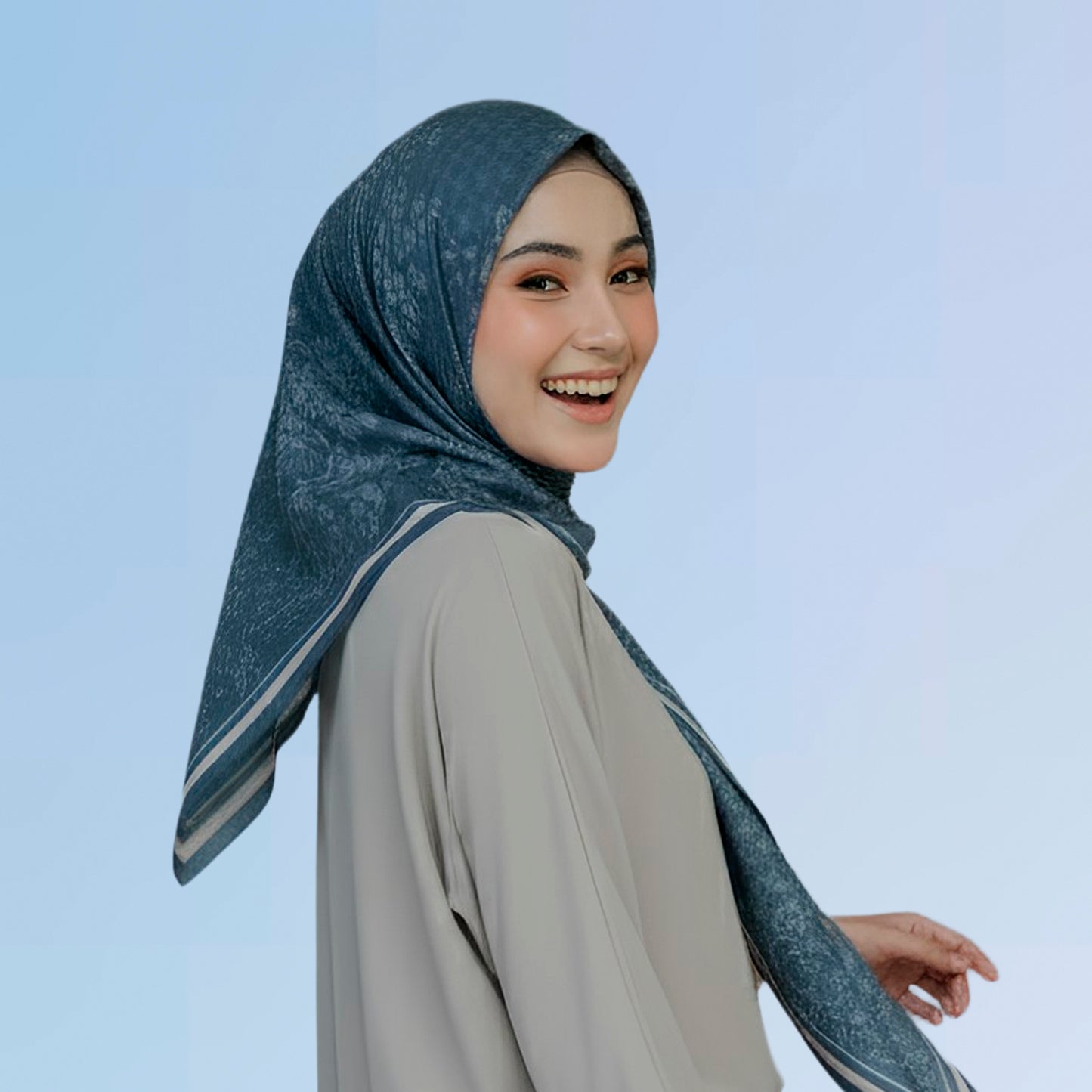 Greenzone Scarf – Navy Blue (SR Voile)