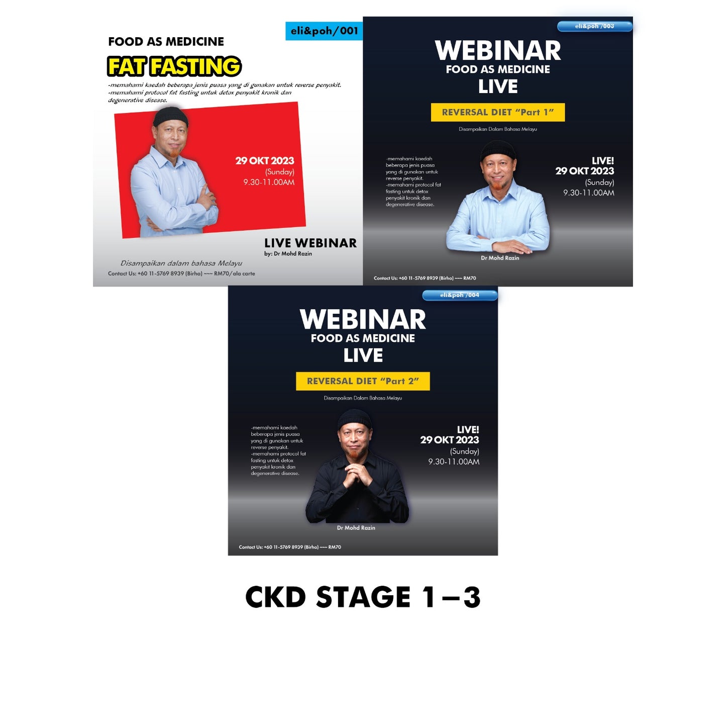 Package: CKD Stage 1 to 3 | Webinar by Dr Razin Jaafar